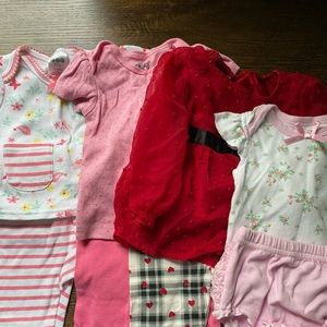 3-6 month spring outfits set of 4